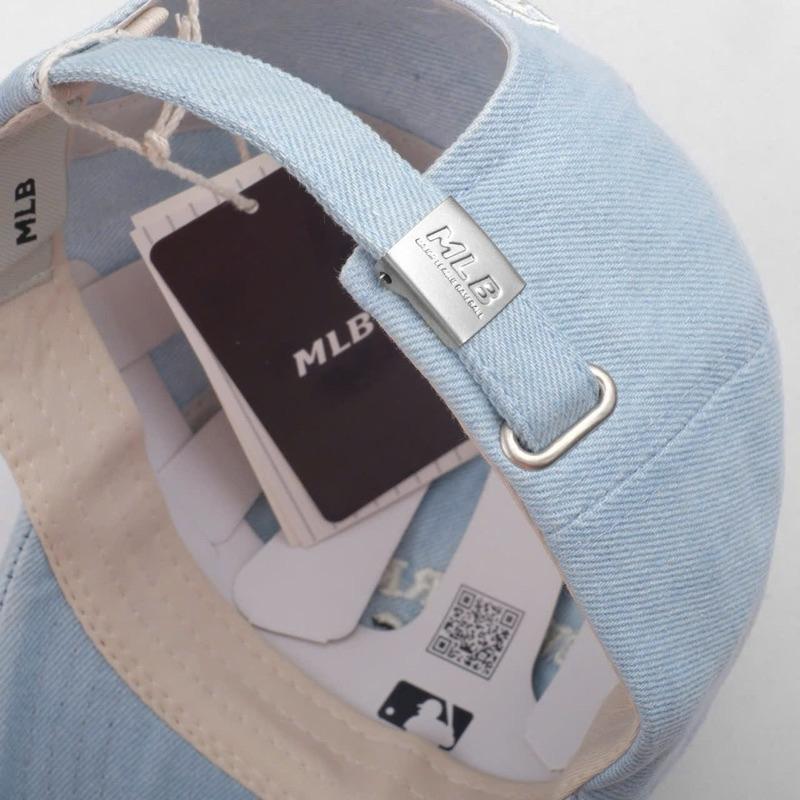 2025Mau moi Mũ lưỡi trai phối jean logo chữ thêu phong cách unisex 6