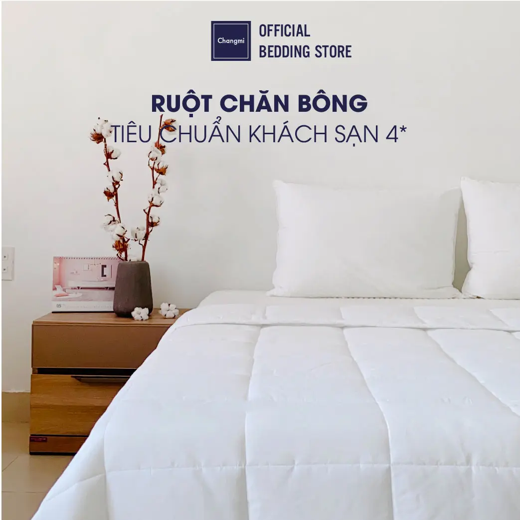 Ruột Chăn Bông Cao Cấp Changmi Bedding Mềm Mại, Phù Hợp Cho Mọi Thời Tiết Đủ Size duvet