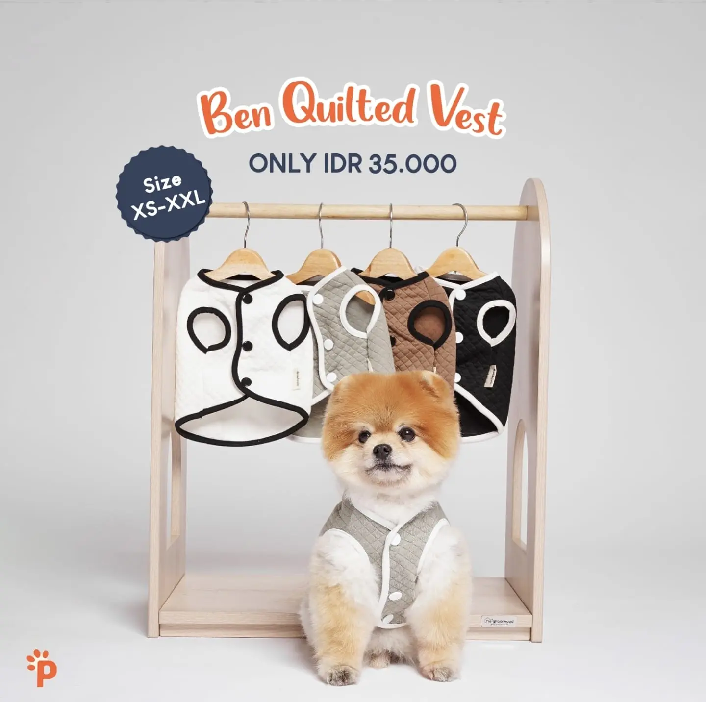 Pakaian Atasan Anjing & Kucing Ben Vest