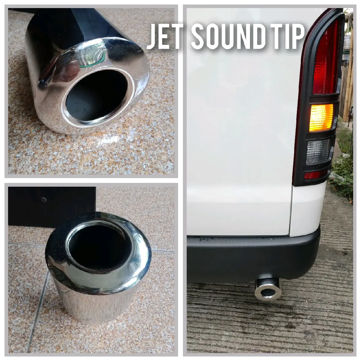 Universal Jet Sound Muffler Tip Big (Deisel Engine) 2 5 inlet