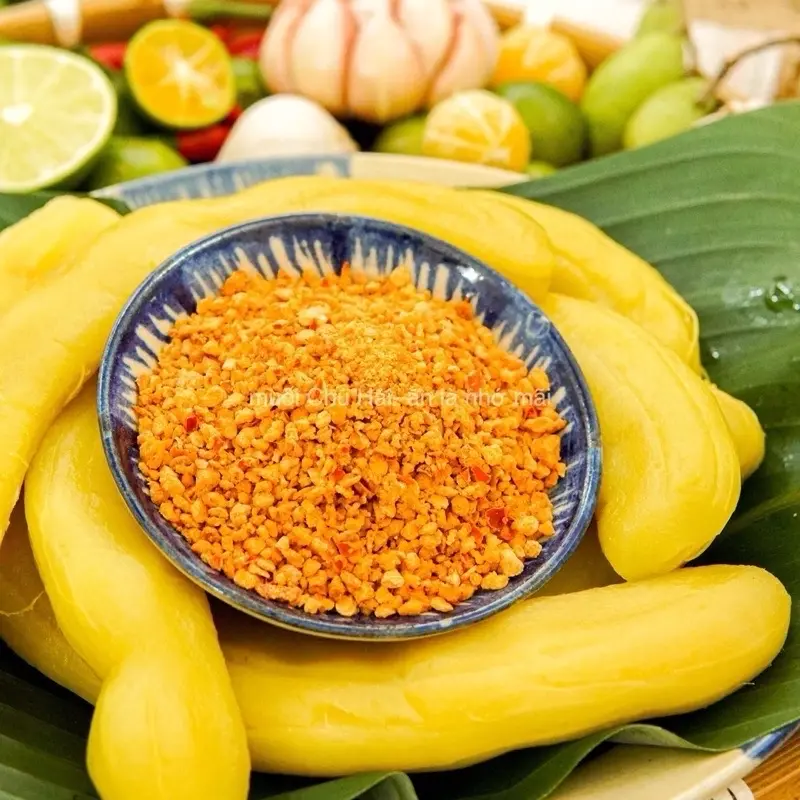 350G MUỐI TỎI ỚT SIÊU CAY Chú Hải - Đặc Sản Tây Ninh (Ăn Chay Được) - Size M Gia Vị 6