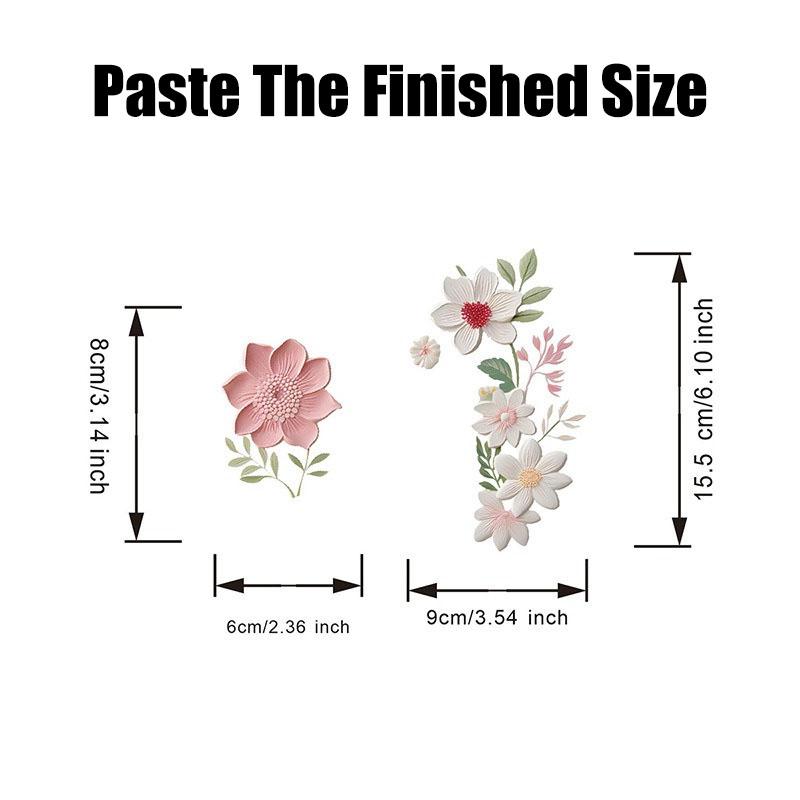 Product Introduction of Flowers Switch Stickers PVC Self-adhesive Removable Waterproof Sticker for Bedroom Bathroom Living Room Home Decoration Decals 14