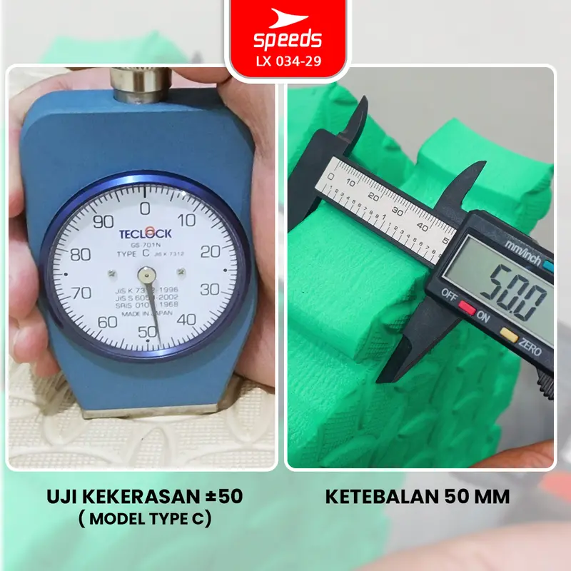SPEEDS Matras Takewondo Tebal Bela Diri Eva Puzzle Karate Mat 5cm Muaythai Karate Matras Evamat Bela 034-29 2