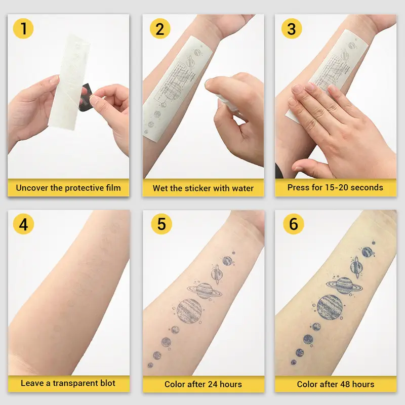 Funtattoo - Tato Fruit Ink tahan lama 15 hari anti air 11*18cm - Tato temporer semi permanen fruit ink 261 2