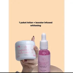 Paket body lotion VB+serum boster VB/Booster infused whitening