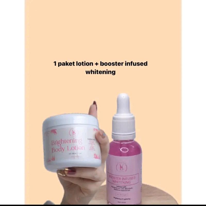 Paket body lotion VB+serum boster VB/Booster infused whitening 0