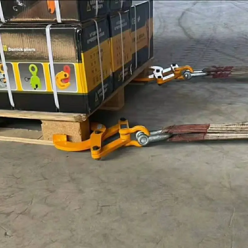 Kẹp pallet 1 tấn,2 tấn , 3 tấn kẹp càng cua kéo pallet , kẹp palet gỗ 5