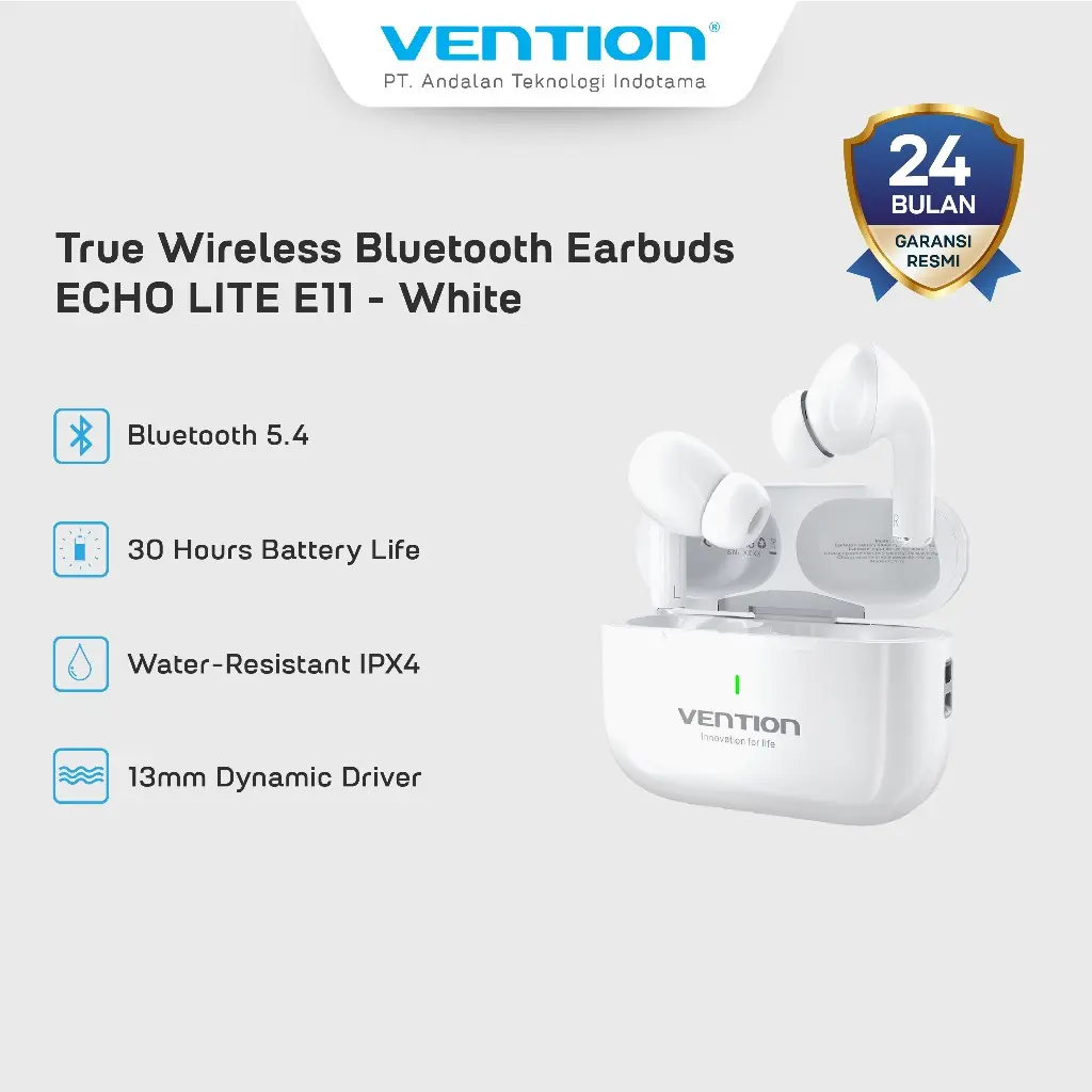 Vention Echo Lite E11 TWS ENC True Wireless Bluetooth 5.4 Earphones Earbuds  - NBV