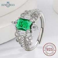 Gambar HIWANGO Cincin Zircon Hijau Perak 925 Fashion Wanita - hijau, Dapat disesuaikan dari HIWANGO Kab. Gresik 2 Tokopedia