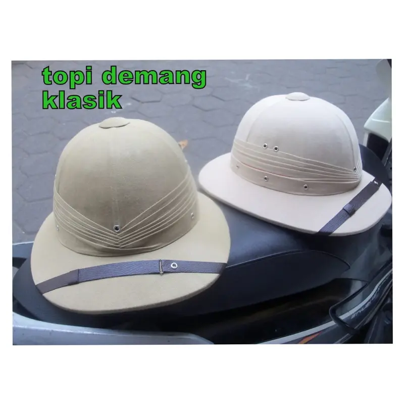 TOPI ONTHEL TOPI POLKA TOPI KLASIK ERA KOLONIAL BAHAN KAIN TOPI SEPEDA HELM ONTHEL 0