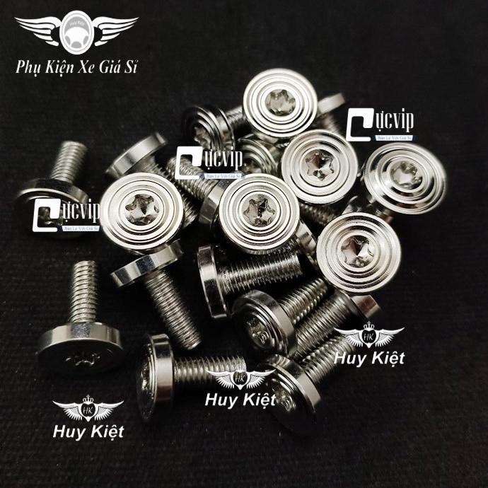 Ốc 6Li15 Salaya Thái V2 Gắn Ốp Pô, Dàn Áo Winner V1, Winner X, Sonic, Satria, Mio M3, Fu Led, Fu Neo, Ex 135 150 155, Wave Nhỏ RS A2017, Dream, Sirius (Giá 1 Con) MS6437