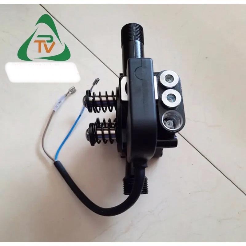 Đầu máy bơm rửa xe mini lõi nhôm (có kèm rơ le điện) 4