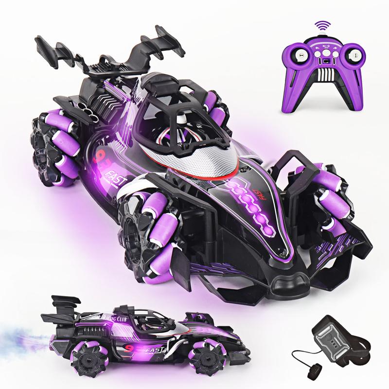 Product Introduction of Car Toy Remote Control Car Toy Four-Wheel Drive Light Spray Racing Gesture Induction F1 Equation Stunt Drift Car Children's 20
