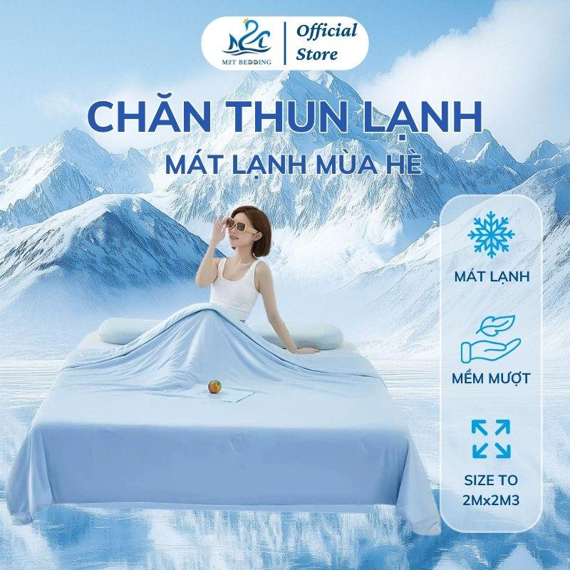 Chăn Thun Lạnh Mùa Hè Mềm Mát Mượt M2T BEDDING Chăn Hè Mỏng Thoáng Điều Hòa Không Khí, Chăn Dùng Cho Gia Đình, Chăn Hè Cho Bé Dùng 4 Mùa Kích Thước 2mx2m3