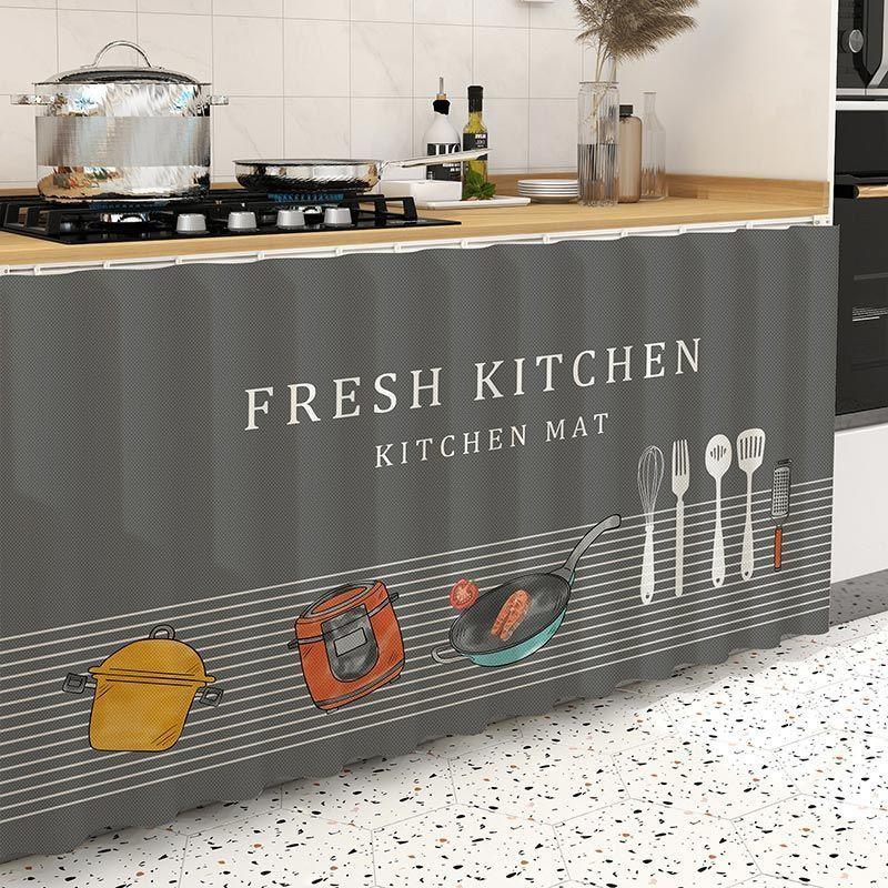 Rèm che tủ bếp, vải che tủ Kháng nước và chống bụi, có Velcro, thích hợp cho tủ và đồ Lặt Vặt, vải xấu xí, người giữ đồ Lặt Vặt nhà hàng nhà bếp