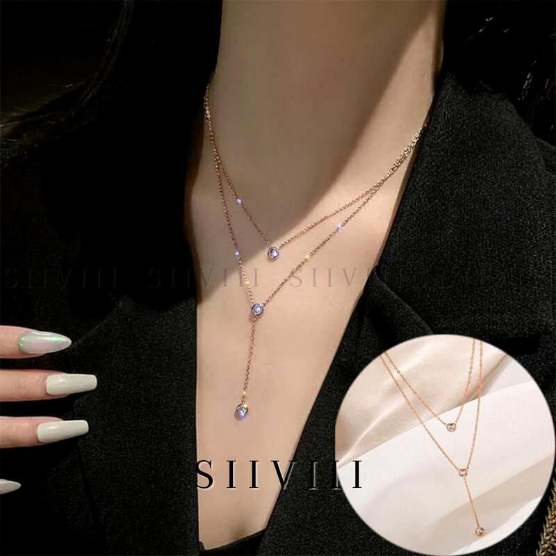 Product Introduction of SIIVIII Kalung Fashion 2Layer Titan 4