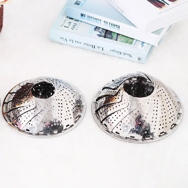 Vỉ Hấp Tròn Inox Gấp Gọn, Xửng Hấp Đồ Xôi Inox 304 Gấp Gọn Tiện Lợi 5