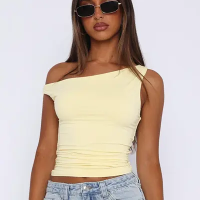 Freehand White Crop Top Fitted Buy Freehand By The Indian Garage