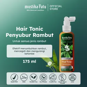 Mustika Ratu Ramuan Penyubur Rambut 175ml - Pertumbuhan rambut, Memberi Nutrisi, dan Menjaga kekuatan akar rambut agar tidak mudah rontok.