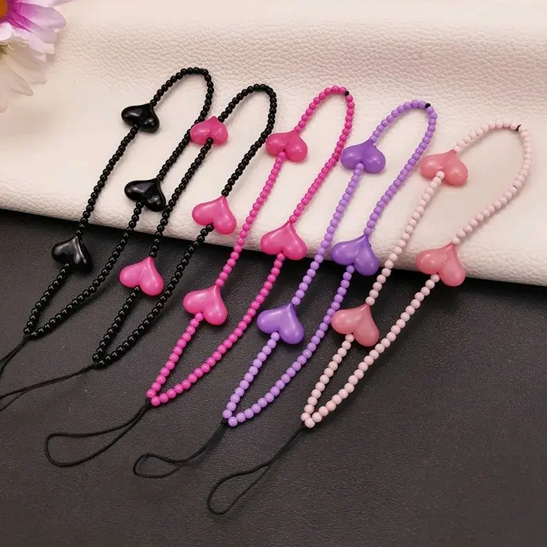 Gantungan hp tali hp love mutiara | Phone strap phone charm ala blackpink 3
