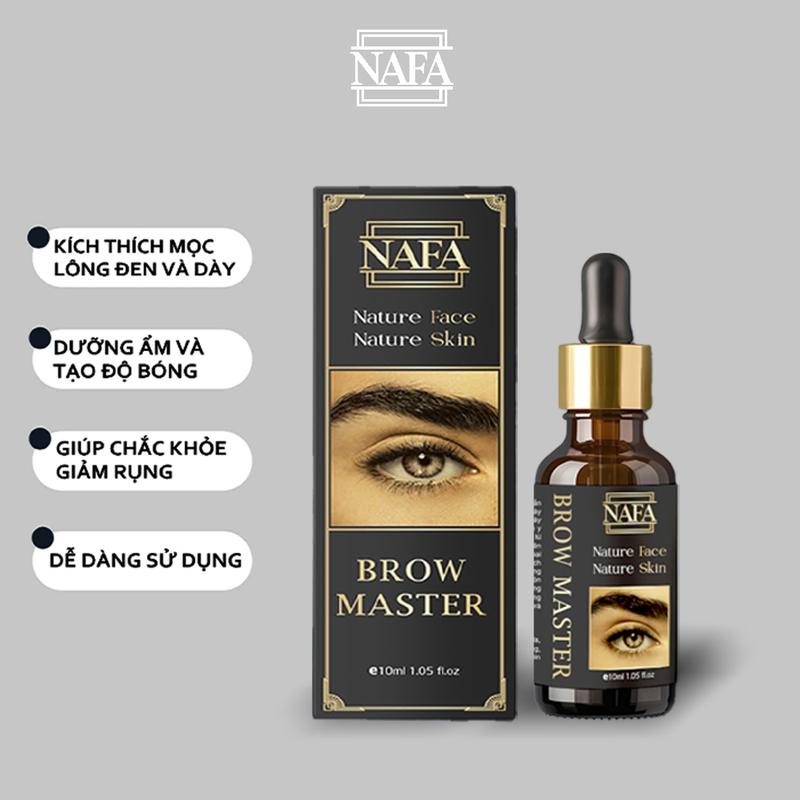 Serum Dưỡng Lông Mày, Râu, Tóc NAFA - Chiết Xuất Tự Nhiên, Dùng Cho Nam Nữ