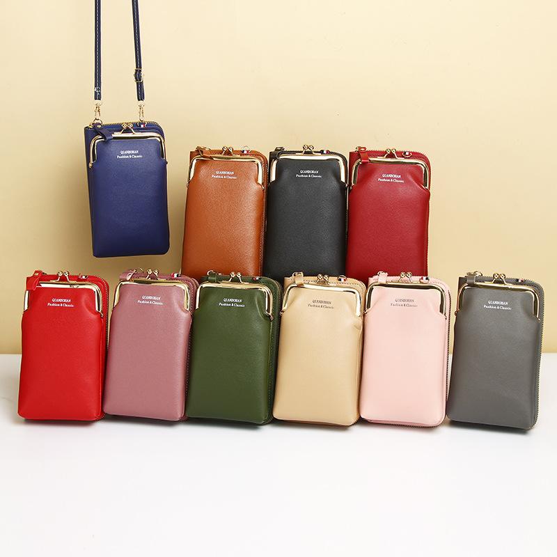Product Introduction of Women Fashion Bag Clip Design Phone Pocket Shoulder Bag Pu Leather Female Small Crossbody Bags Ladies Messenger Purse Handbag 0