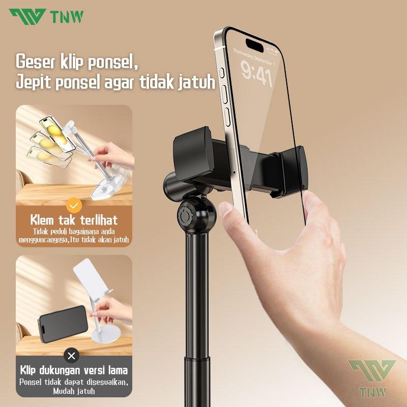 TNW H8 Desktop Phone Holder Rotate 360°Phone Holder Tripod  Aluminium Stand Holder Lazypods for Video Recording Vlogging