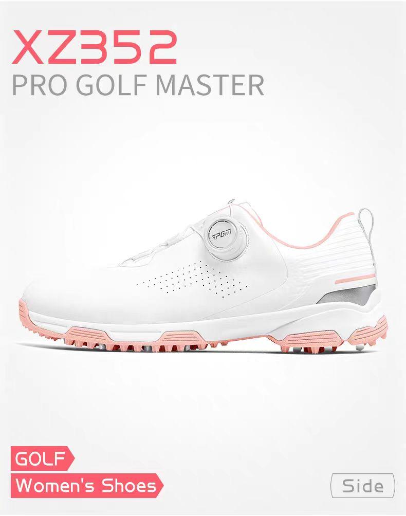 Product Introduction of [PGM] Golf Shoe Women's Breathable Sneaker Anti-Slip Lightweight Knob Comfortable Shock-Absorbing Nail-Free Shoes Xz352 16