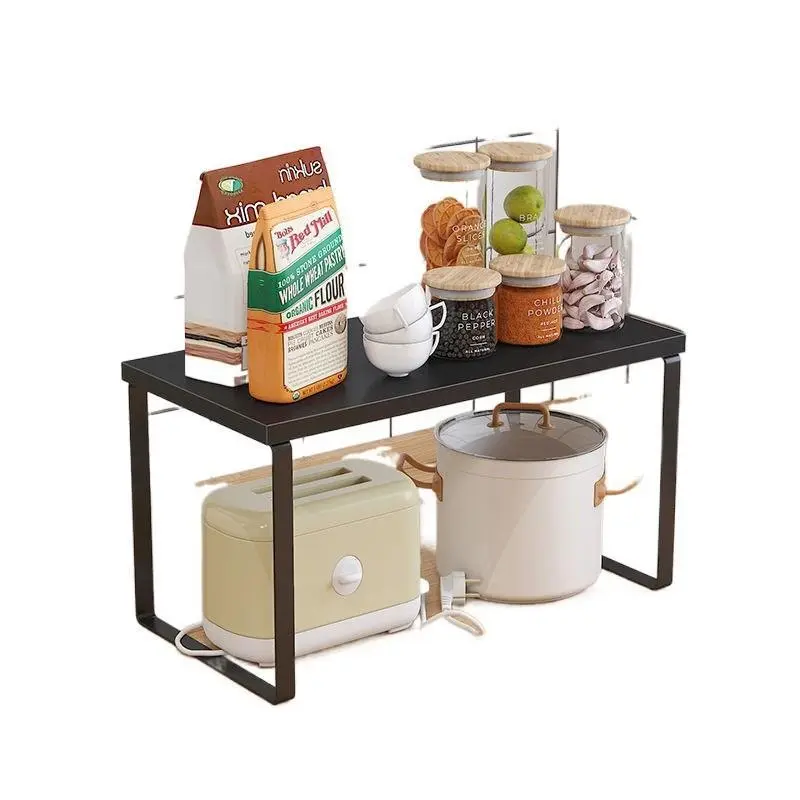 Giá Để Đồ Nhà Bếp, Đa Màu Sắc, Kệ Cruet Gia Vị, Tấm Vách Ngăn Nội Thất Tủ, Thích Hợp Cho Nồi Chảo, Sắp Xếp Lớp Lên Lên, Để Bàn 3