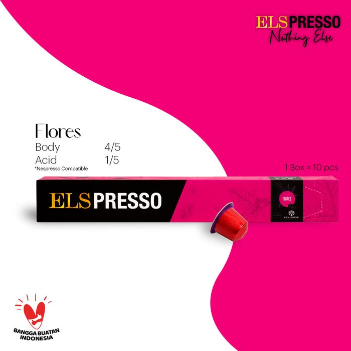 Gambar Elspresso Coffee Capsule: Flores Robusta - Nespresso Compatible dari El's Coffee Kota Bandar Lampung Tokopedia
