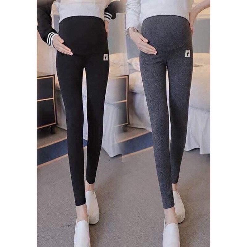 (40 - 95kg) Quần Bầu Đùi, Ngố, Lững, 9 Tất Và Dài Legging Hình Mèo, Chất BozipCotton Co Giãn 4 chiều, Có Chun Chỉnh Bụng