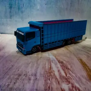 miniatur truk tronton hino non lampu Anak Mainan Set Hadiah Cowok