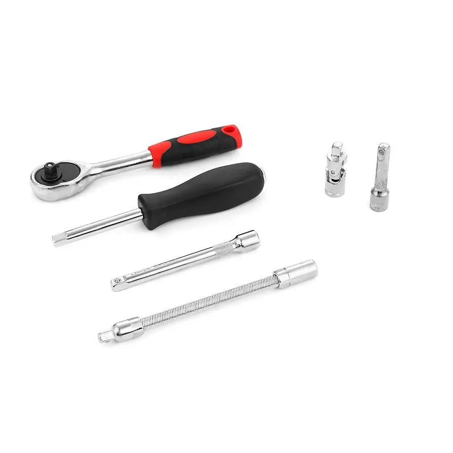 Kit Ferramentas 46/40 Peças - Jogo de Soquetes com Chave Catraca Reversível e Maleta - imagem 4