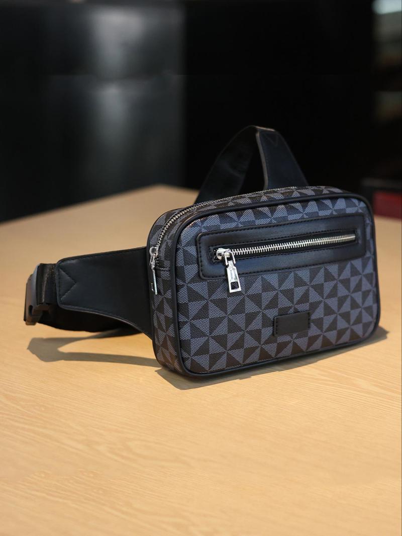 Product Introduction of Fashion All Over Pattern Fanny Pack, Casual Versatile Zipper Belt Bag for Women, Trendy All-match Sling Bag for Daily Use 2