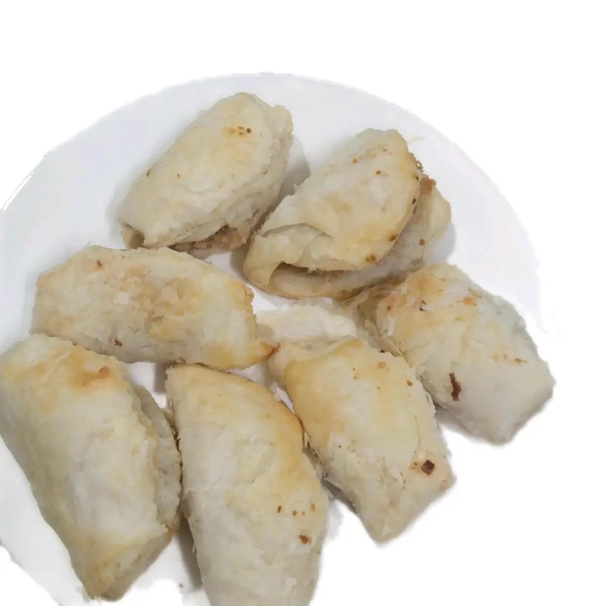 10 Bánh quai vạc nhân khóm ( dứa)  vị chua ngọt# đào bánh khóm #Snack Ăn Vặt bánh abc Thức Ăn (10 cái bánh)