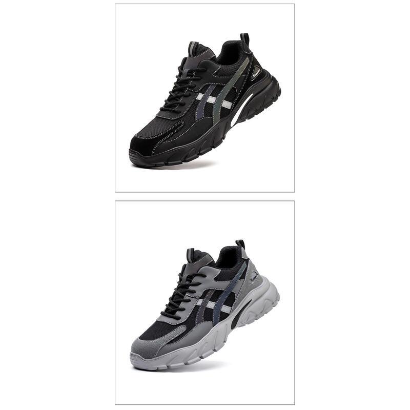 Product Introduction of Labor protection shoes men, odor breathable, smash puncture proof, insulated head, lightweight safety belt, steel plate for construction site work 12