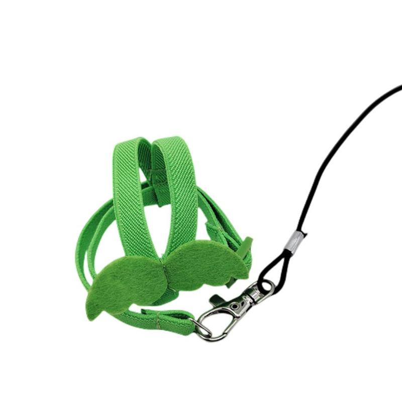 Product Introduction of Parrot Bird Flying Traction Rope Adjustable Ultra-light Harness Leash With Comfortable Handle For Cockatiel Small Birds hotsale 25