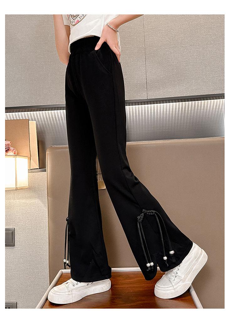 Product Introduction of Quần Dài Ống Loe Phong Cách Phương Tây, Cho Bé Gái, Hàng Mới Về Mùa Hè 2024, Quần Legging Trẻ Em Dễ Phối Đồ Thích Hợp Cho Trẻ Em Trung Bình Và Lớn, Ôm Sát Và Mỏng, Quần Dài 17