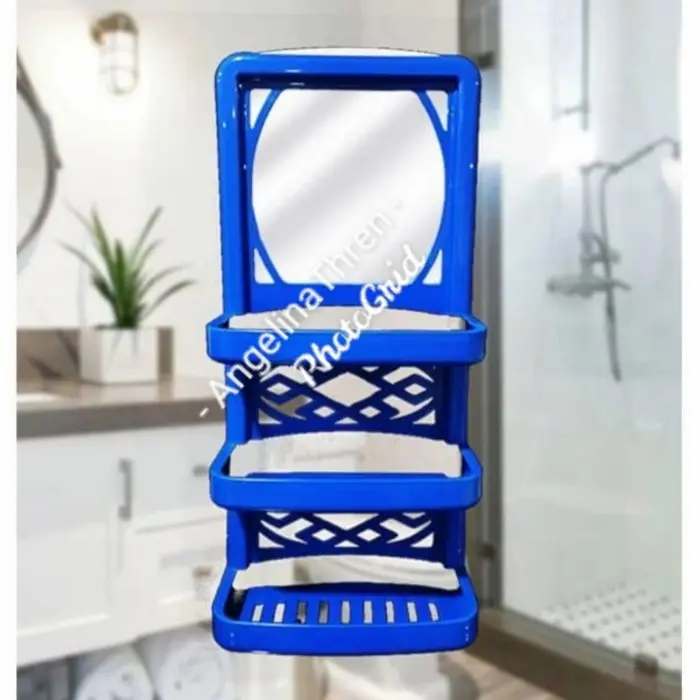 Rak Cermin Kamar Mandi Luxury 3S   Bath Holder + Mirror Luxury 0