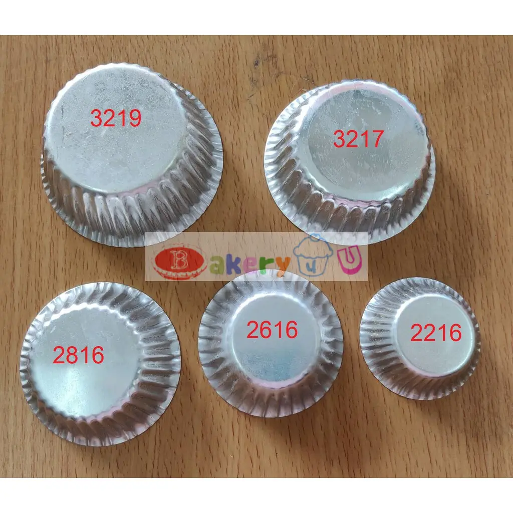 พิมพ์จีบอลูมิเนียม แพ๊ค 10-20 ชิ้น #2216 #2616 #2816 #3217 #3219