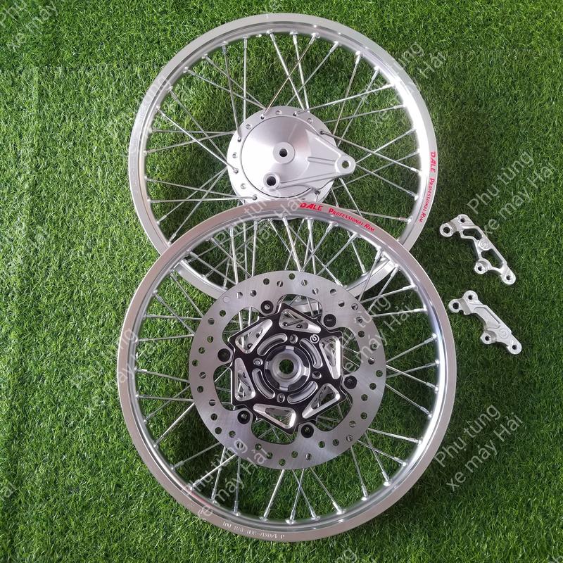 Bánh Căm Dành Cho Xe HONDA WAVE FUTURE LED Đùm Bạc Niềng Nhôm Thái Kèm Đĩa PAS 260MM HTH92 MSP 0114