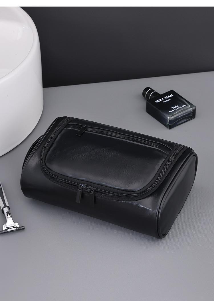Product Introduction of Túi Trang Điểm Cầm Tay PU Nam, Thiết Kế Mới Amazon Xuyên Biên Giới, Cao Cấp, Dung Lượng Lớn, Không Thấm Nước, Túi Đựng Đồ Vệ Sinh Cá Nhân Du Lịch Cầm Tay, HK, Năm 2025 10