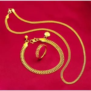 Set perhiasan tikar mas muda bonus logam mulia 24k