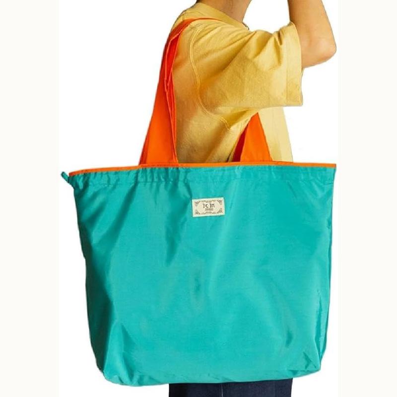 Product Introduction of Reusable Grocery Bag Large Capacity Foldable Shopping Bag With Drawstring Closure Foldable Eco-Friendly Shoulder Bag 27