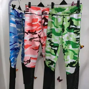 Leging Sport Army Tile Wanita