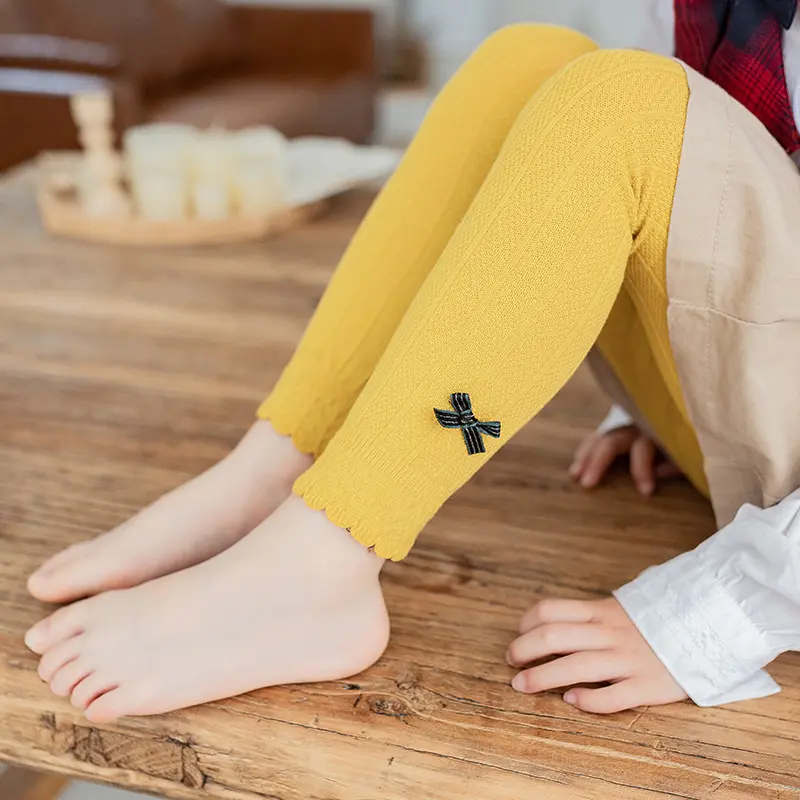 ByKiddos - Legging Anak Perempuan Versi Korea Baru Bahan Katun Motif Pita Lucu Impor 8