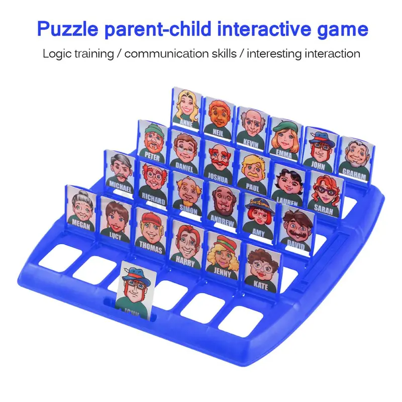 MAINAN ANAK BOARD GAME WHO IS IT / MAINAN ANAK TEBAK TEBAKAN KARTU NAMA ORANG / GAMBAR 1556 3