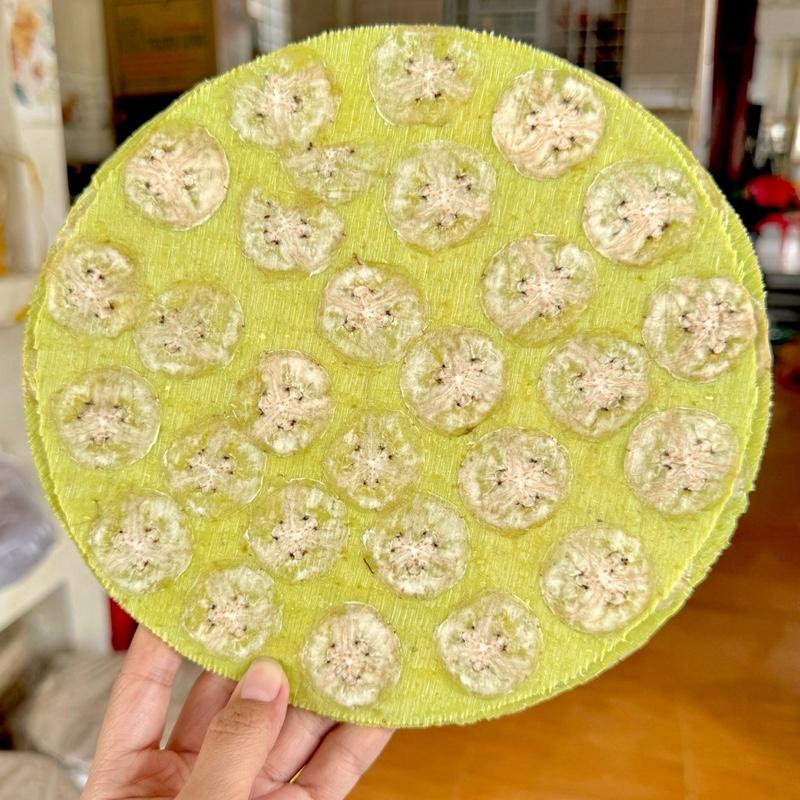 Bánh Phồng Chuối Sơn Đốc 30 Bánh . Khoai Mì Dán Chuối 1