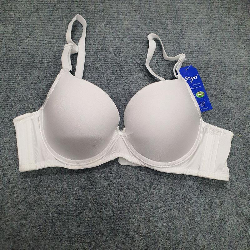 Áo Boya trơn (mã BY 062 ). mút nâng 3cm,có gọng,bản lưng vừa, 3 móc cài sau. 5