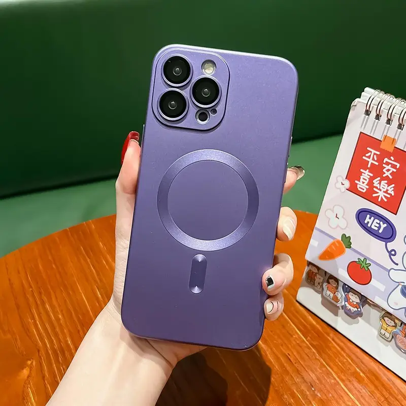 Ốp Sạc Không Dây Từ Tính, Dành Cho iPhone 15 14 13 12 11 Pro XS Max XR X 8 Plus SE 2022 2020, Ốp TPU Mềm 1
